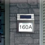 House Number Wall Lamp Solar LED - Image 4