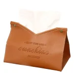 Leather Tissue Case Home