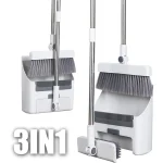 Brush Dustpan Set Heavy-Duty