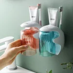 Toothbrush Bathroom Cup Wall Holder - Image 3