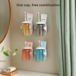 Toothbrush Bathroom Cup Wall Holder - Image 6