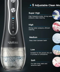 Alternative view of floss dental cordless