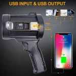 High Power LED Flashlight Solar Panel - Image 5