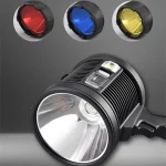 High Power LED Flashlight Solar Panel - Image 4