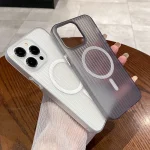 Soft Matte Magsafe Corrugated Phone Case For iPhone - Image 2