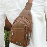 Back Pack Travel Leather - Image 2
