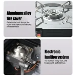 Portable Double Burner Gas Stove - Image 5