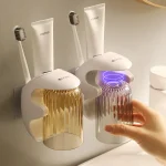 Toothbrush Bathroom Cup Wall Holder - Image 2