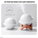 LED Light 3D Moon Air Humidifier - Image 2