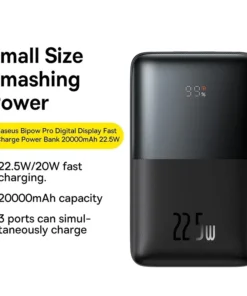 وجهة نظر بديلة لـ Power Bank 20000mAh 22.5W Bipow Pro