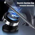 360° Vacuum Phone Holder Electric Vacuum Magnetic Suction Cup Car Phone Holder Stand Mount 360° Rotation - Image 6