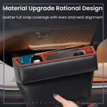 Car Seat Seam Storage Box-Black - Image 3