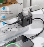 Universal Adapter with 3 USB and Type-C - Image 6