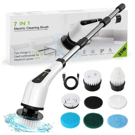 Electric Cleaning Brush Tools 7 In 1