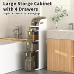Slim Bathroom Storage Cabinet - Image 5