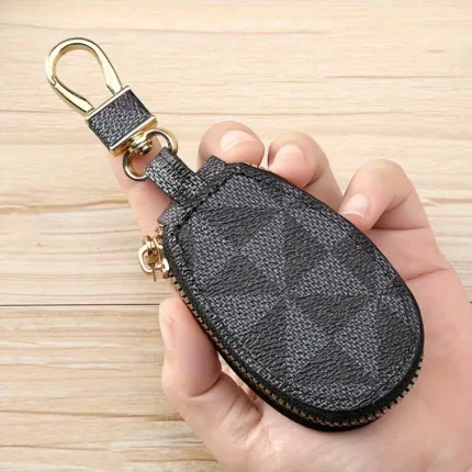 Geometric Keychain Mini Wallet
