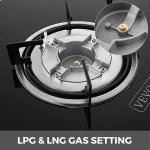 Glass Panel Four burner Gas Stove - Image 6