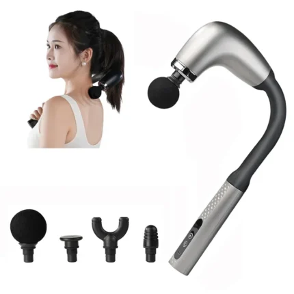 Smart Curved Hook Fascia  Massage Gun