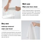 Set of Compressed Travel Towels – Quick-Drying Disposable Face & Washcloths - Image 2
