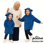 Animal-Themed Hoodie Blanket for Kids