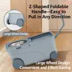 Microfiber Flat Mop Bucket Set - Image 4