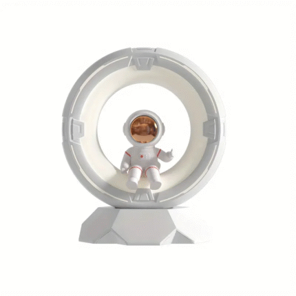 Astronaut LED Night Lamp with Touch Control & Rechargeable