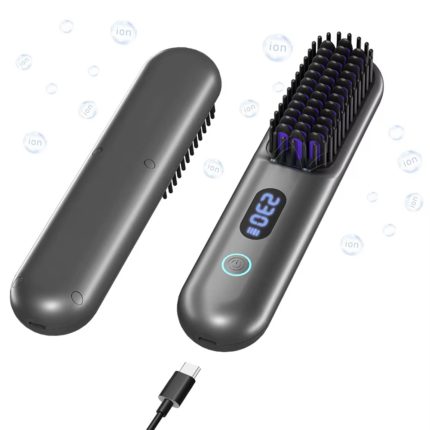 Portable Wireless Hair Comb with Anti-Scald Technology