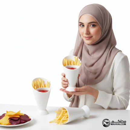 Portable Snack Cup with Fun French Fry Design