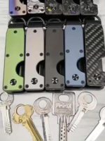 Compact Aluminum Keychain Holder: Sleek & Durable Design - Image 11
