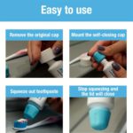 Auto-Close Toothpaste Cap: Hygienic, No-Waste Solution - Image 7