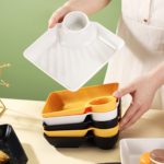 4-Piece French Fry & Dipping Plate Set for Snacks - Image 2