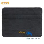 Ultra-Slim RFID Faux Leather Wallet for Travel - Image 3