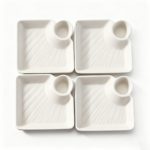 4-Piece French Fry & Dipping Plate Set for Snacks - Image 5
