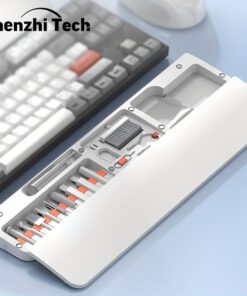 Ergonomic Wrist Rest & 22-Piece Cleaning Kit Combo