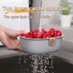 Two-Tier Modern Snack Bowl & Drying Basket - Image 8