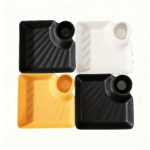 4-Piece French Fry & Dipping Plate Set for Snacks - Image 3