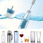 Silicone Rotating Bottle Brush with Stainless Steel Handle - Image 11