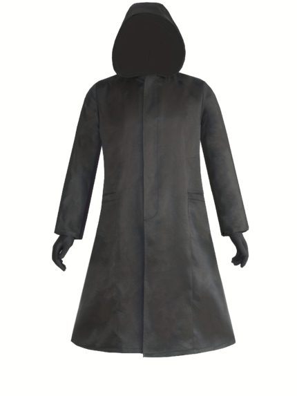Epic Black Hooded Robe for Immersive Cosplay Adventures