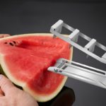Effortless Watermelon Cubes: Stainless Steel Slicer - Image 3