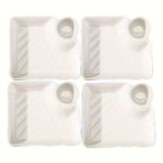 4-Piece French Fry & Dipping Plate Set for Snacks - Image 9