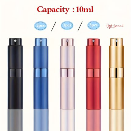 Compact Aluminum Travel Perfume Atomizer Set10ml