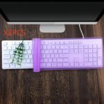 Transparent Silicone Keyboard Cover 2-Pack: Dust & Water Protection - Image 3