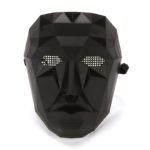 Halloween Boss Helmet: Durable Black PVC Mask - Image 9