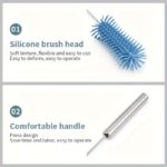 Silicone Rotating Bottle Brush with Stainless Steel Handle - Image 12