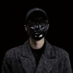 Halloween Boss Helmet: Durable Black PVC Mask - Image 4