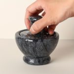 Natural Marble Mortar Set: Rust-Free Kitchen Essential - Image 2