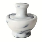 Natural Marble Mortar Set: Rust-Free Kitchen Essential - Image 5