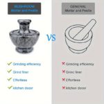 Natural Marble Mortar Set: Rust-Free Kitchen Essential - Image 6