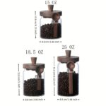 Glass Jars with Wooden Lids & Spoons - 3 Piece Set - Image 3