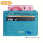 Ultra-Slim RFID Faux Leather Wallet for Travel - Image 12